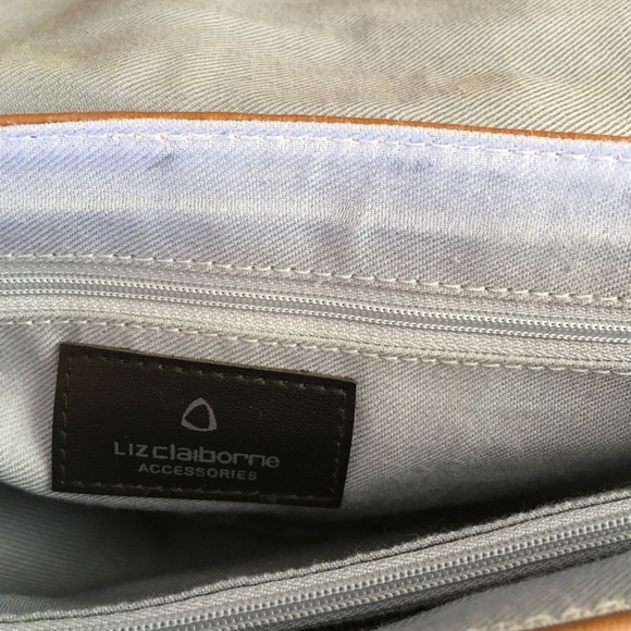 EUC Liz Claiborne Tan Shoulder Bag FREE SHIP - Picture 5 of 7